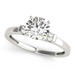 ENGAGEMENT RINGS FANCY SHAPE BAGUETTE REMOUNTS