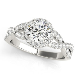 ENGAGEMENT RINGS HALO ROUND