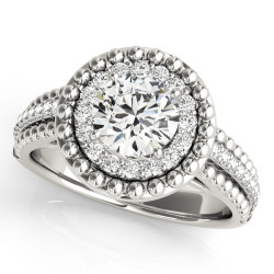 ENGAGEMENT RINGS HALO ROUND