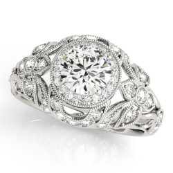 ENGAGEMENT RINGS HALO ROUND