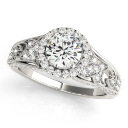 ENGAGEMENT RINGS HALO ROUND
