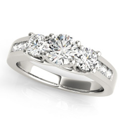 3 STONE PLUS ENGAGEMENT RING