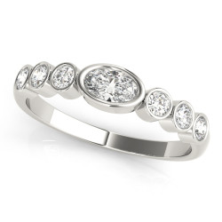 OVAL COLOR CENTER RING