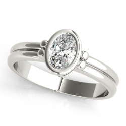 OVAL COLOR CENTER RING
