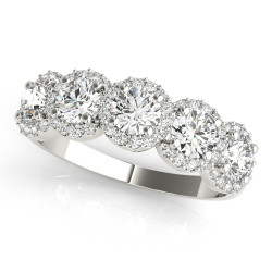 DIAMOND BAND ROUND STONES