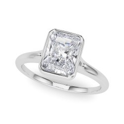 SOLITAIRE RADIANT BEZEL SET