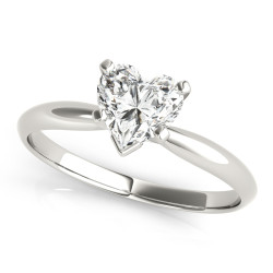 HEART SOLITAIRES .33CT