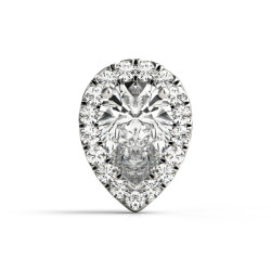 Hidden Halo Pear Shape