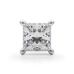 4 PRONG PRINCESS CUT HIDDEN HALO HEAD