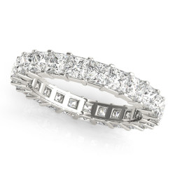 4MM SQ Prong Eternity